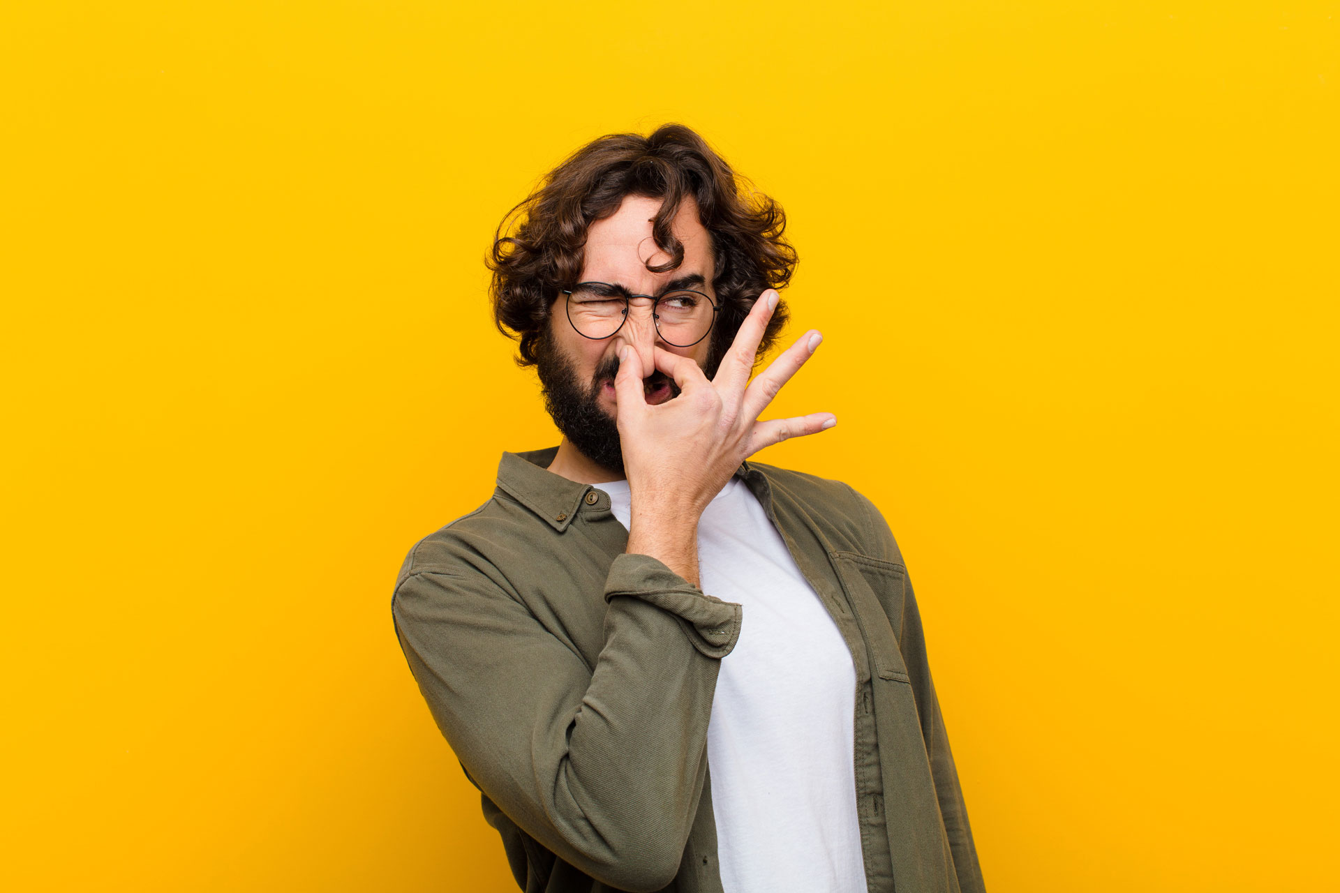 young crazy man feeling disgusted © Adobe Stock