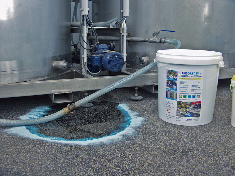 Polymere Flockungsmittel binden: Bindemittel BLUESORB Plus - BLUESORB® Plus - Der intelligente Flockungsmittelbinder © BIOMONTAN GmbH